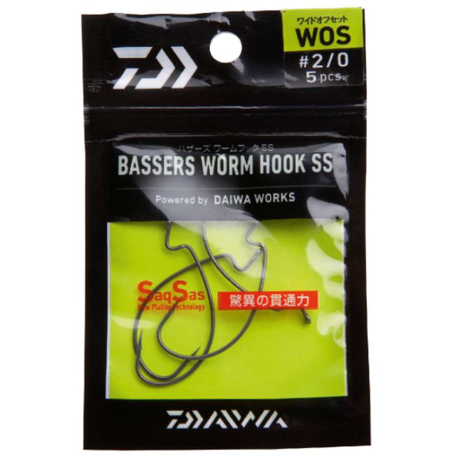 Daiwa Bassers Worm Hook WOS velikost háčku: 1