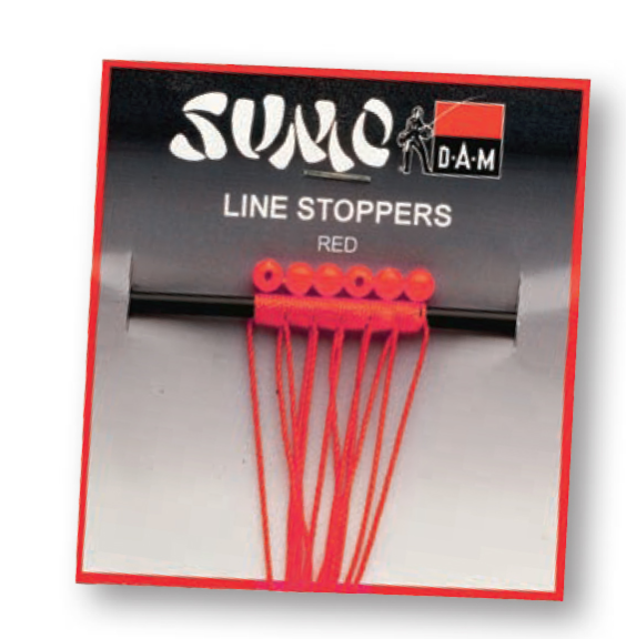 Dam Sumo Line Stopper Red 0.4x4mm 6PCS