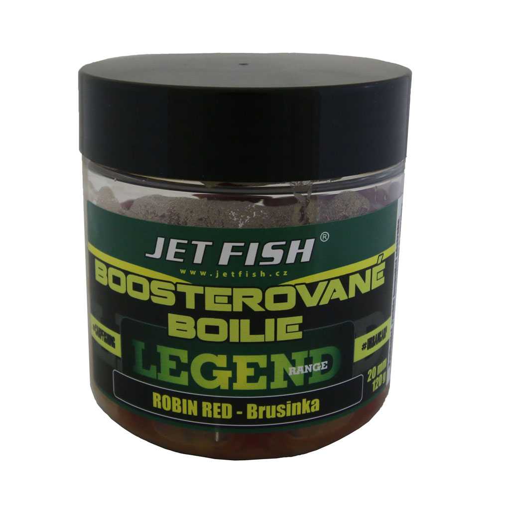 Jetfish Legend Boosterované boilie 120g 20mm příchuť: biokrill