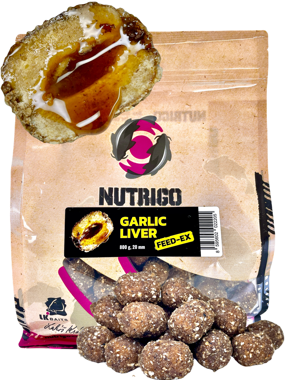 LK Baits Nutrigo FEED-EX Garlic Liver 800g