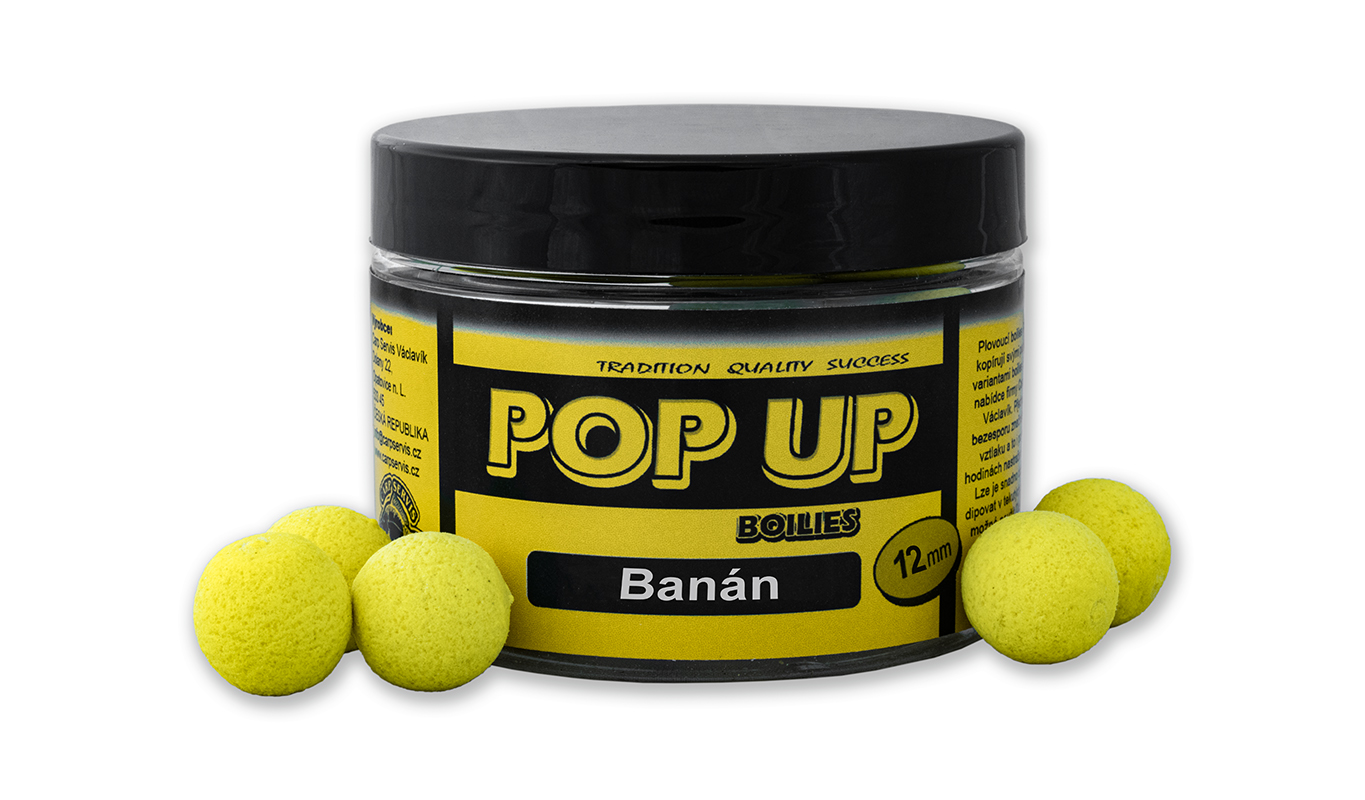 Pop Up - dóza/40 g/12 mm/Banán