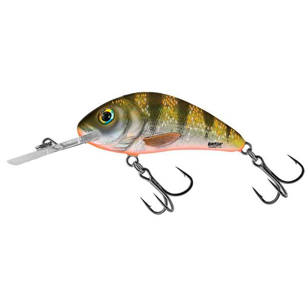Salmo Wobler Rattlin Hornet Floating Yellow Holographic Perch velikost: 5
