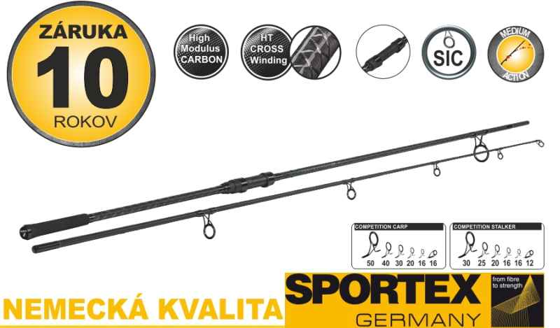 Sportex rybářský prut Competition CS-4 366cm / 12 ft. 3